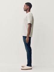Blue Vintage Slim Fit Authentic Stretch Denim Jeans - Image 4 of 11