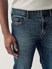 Blue Vintage Slim Fit Authentic Stretch Denim Jeans - Image 5 of 11