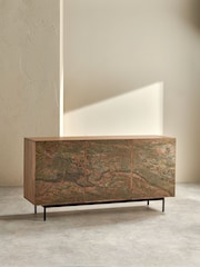 MADE.COM Mango Wood Stone Veneer Dilan Large Sideboard - Image 2 of 6