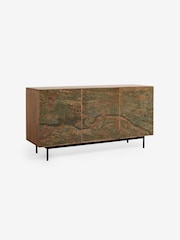 MADE.COM Mango Wood Stone Veneer Dilan Large Sideboard - Image 5 of 6