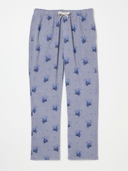 FatFace Light Blue Bull Dozing Pyjama Bottoms - Image 6 of 7
