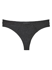 Victoria's Secret Charcoal Grey Thong Knickers - Image 3 of 3