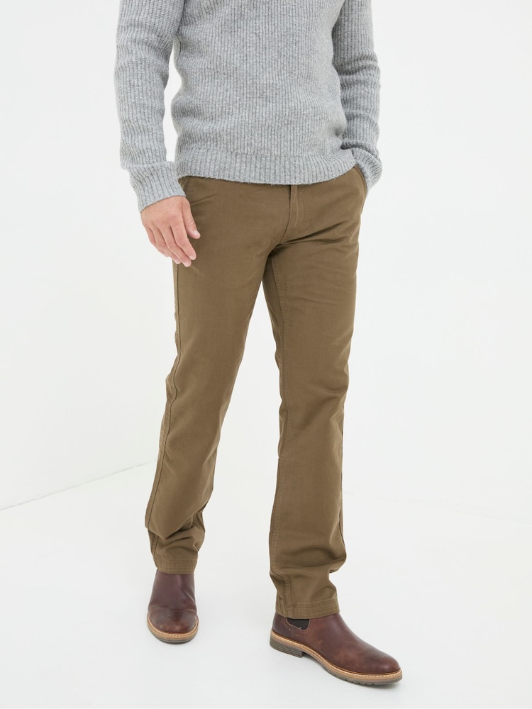 FatFace Brown Modern Coastal Chinos - Image 1 of 6