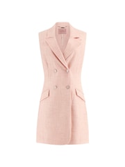 Guess Light Pink Sleeveless Blazer Dress - Image 4 of 4
