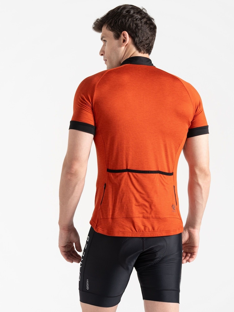 Dare 2b Orange Pedal It Out II Cycling Jersey - Image 3 of 3