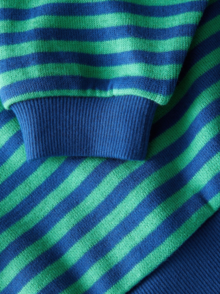 Blue Oversized Cosy Rib Sweatshirt (3-16yrs) - Image 8 of 8