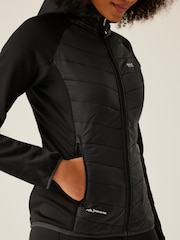 Regatta Black Womens Andreson VIII Hybrid Walking Jacket - Image 6 of 9