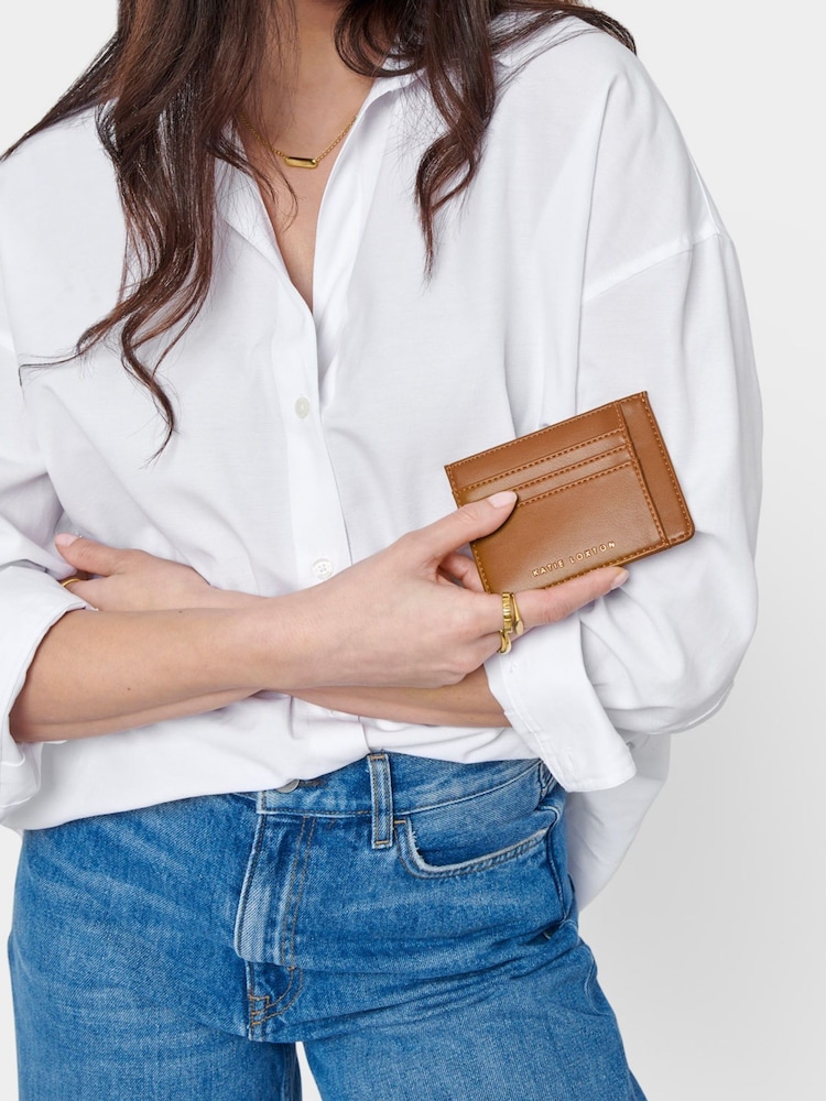 Katie Loxton Brown Lily Card Holder - Image 4 of 4