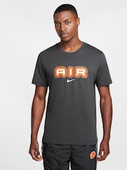 Nike Grey Air Printed Graphic T-Shirt - Image 1 of 5