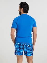 Mountain Warehouse Blue Mens UV Rash Vest - Image 2 of 4