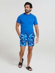 Mountain Warehouse Blue Mens UV Rash Vest - Image 3 of 4