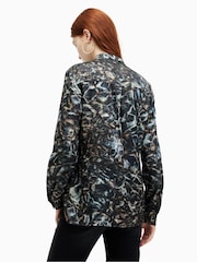 AllSaints Blue Toni Caladesi Shirt - Image 2 of 6