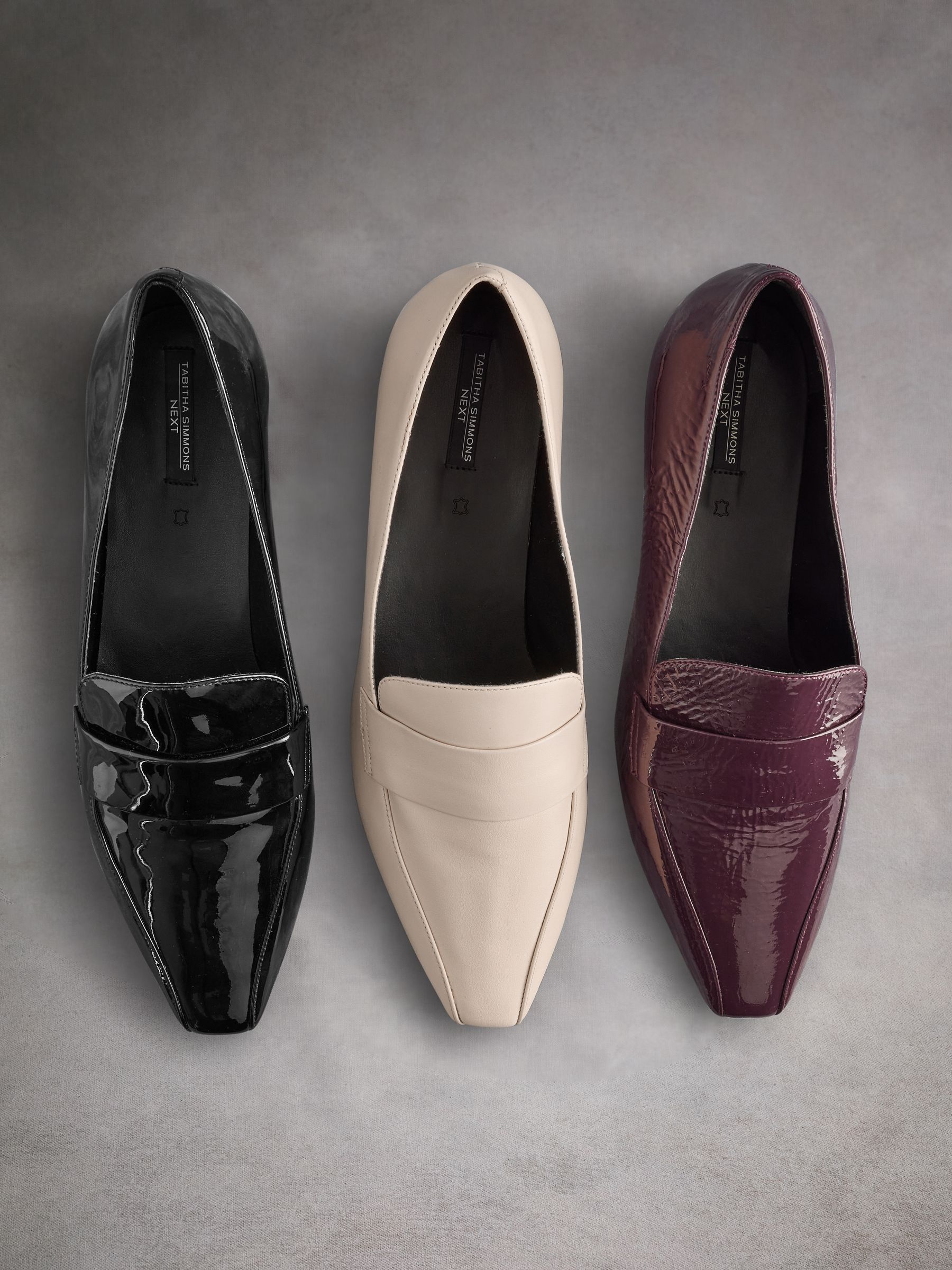 Buy Black Leather Tabitha Simmons x Next Jess Square Toe