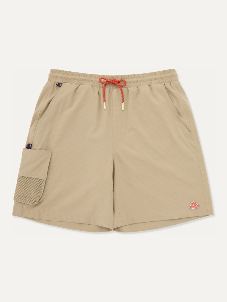 Sealskinz Cream Runcton Men's Hybrid Shorts - Image 1 of 4 Sealskinz Cream Runcton Men's Hybrid Shorts - Image 1 of 4