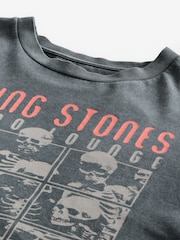 Grey Rolling Stones Regular Fit Band Graphic Print T-Shirt - Image 8 of 9