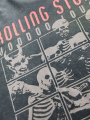 Grey Rolling Stones Regular Fit Band Graphic Print T-Shirt - Image 9 of 9