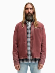 AllSaints Red Rothwell Jacket - Image 1 of 6