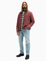 AllSaints Red Rothwell Jacket - Image 3 of 6