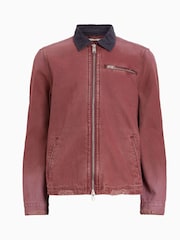 AllSaints Red Rothwell Jacket - Image 6 of 6