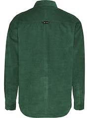 Tommy Jeans Green Regular Classic Logo Shirt - Image 4 of 5