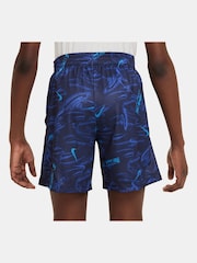 Nike Blue Multi Dri-FIT Training Shorts - Image 2 of 4