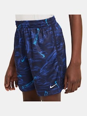 Nike Blue Multi Dri-FIT Training Shorts - Image 3 of 4