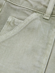 Reiss Washed Green Jem Garment Dyed Utility Tapered Jeans - Image 5 of 5