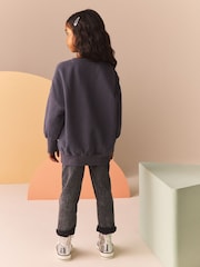 Grey Celestial Embellished Sweatshirt (3-16yrs) - Image 3 of 4