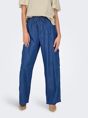 Only широкие джинсы-карго из лиоцелла Tencel - Изображение 1 из 6