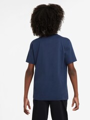 Nike Midnight Navy Club 100% Cotton T-Shirt - Image 2 of 3
