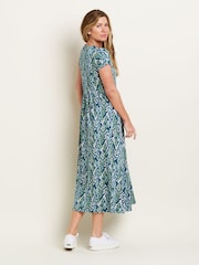 Brakeburn Green 100% Cotton Willow Midi Dress - Image 2 of 4