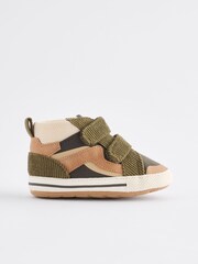 Green Easy Fastening High Top Baby Trainers (0-24mths) - Image 2 of 4