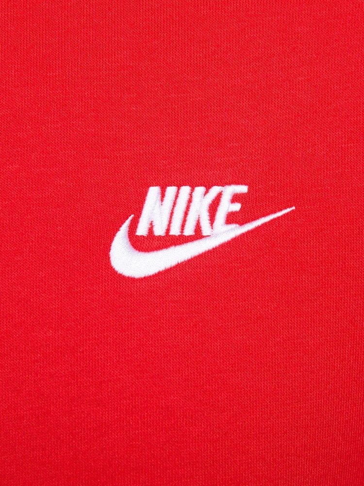 Röd - Nike Club Zip Up Huvtröja - Bild 6 av 6