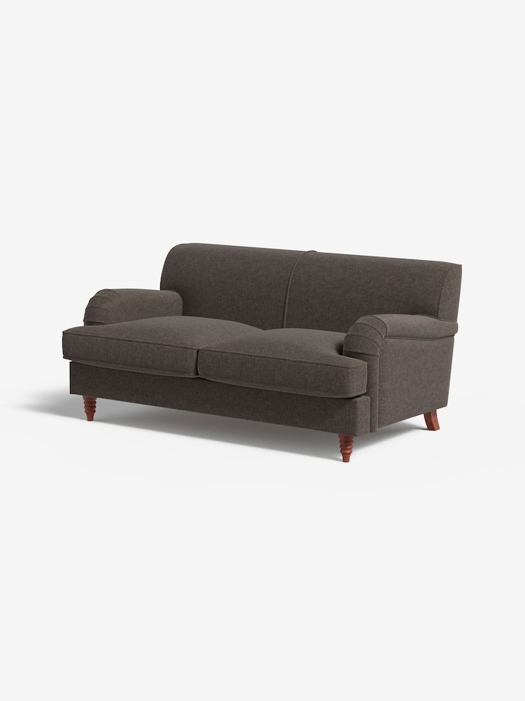 MADE.COM Basket Weave Mocha Orson 2 Seater Sofa - Image 1 of 3