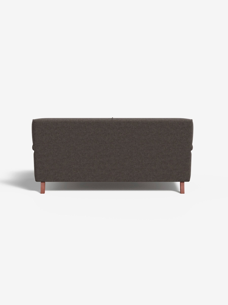 MADE.COM Basket Weave Mocha Orson 2 Seater Sofa - Image 2 of 3