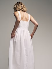 The Set Black/White 2 Pack 100% Cotton Poplin Sundress - Image 10 of 13