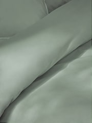 MADE.COM Sage Green Cosy Washed Cotton Duvet Cover and Pillowcase Set - Image 2 of 3