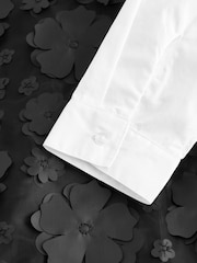 Black 3D Flower Pinafore and Shirt Set (3-16yrs) - Image 8 of 10