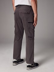 Charcoal Grey/Stone Belted Tech Cargo Trousers 2 Pack - Image 11 of 17