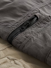Charcoal Grey/Stone Belted Tech Cargo Trousers 2 Pack - Image 17 of 17