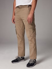 Charcoal Grey/Stone Belted Tech Cargo Trousers 2 Pack - Image 2 of 17