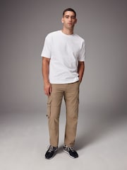 Charcoal Grey/Stone Belted Tech Cargo Trousers 2 Pack - Image 3 of 17