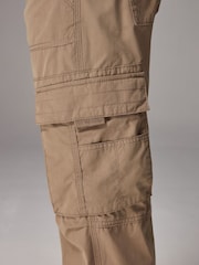 Charcoal Grey/Stone Belted Tech Cargo Trousers 2 Pack - Image 6 of 17