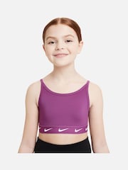 Фиолетовая фуксия - Спортивное бюстгальтер Nike DriFIT One - Изображение 1 из 3