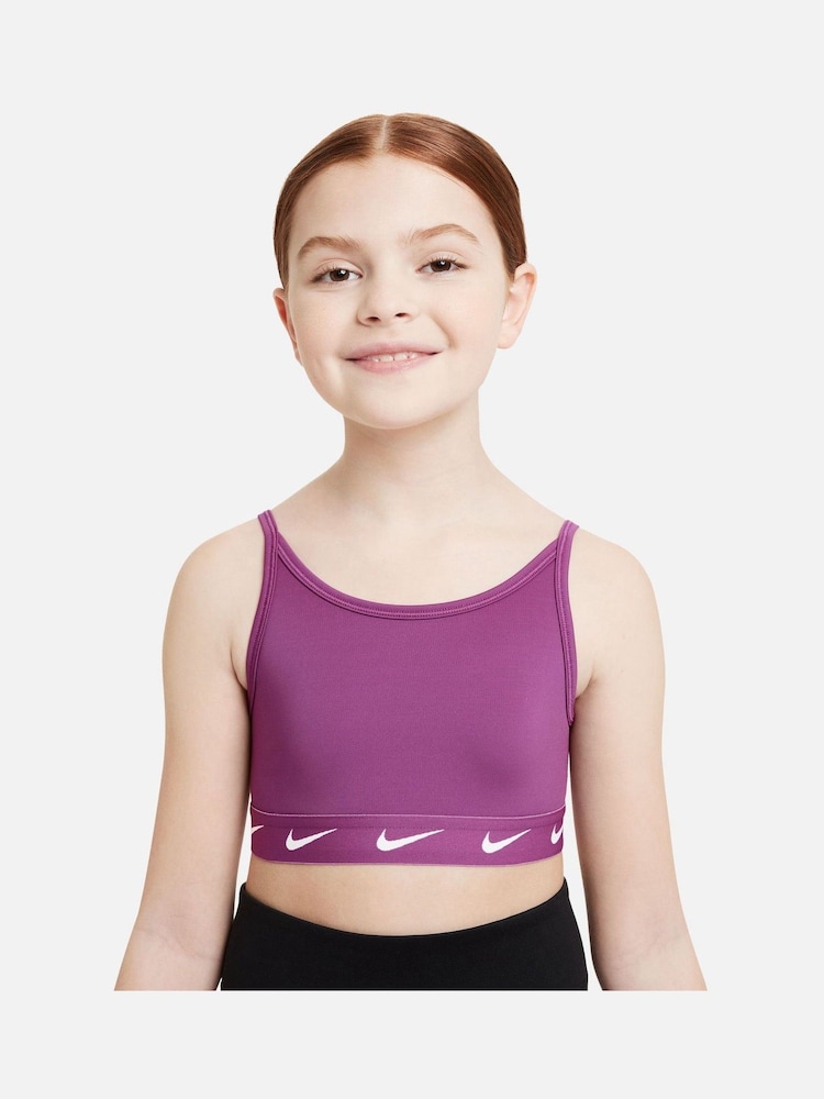 Фиолетовая фуксия - Спортивное бюстгальтер Nike DriFIT One - Изображение 1 из 3