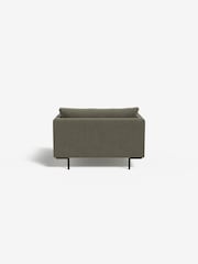 MADE.COM Cotton Weave Dark Olive Harlow Loveseat - Image 2 of 3