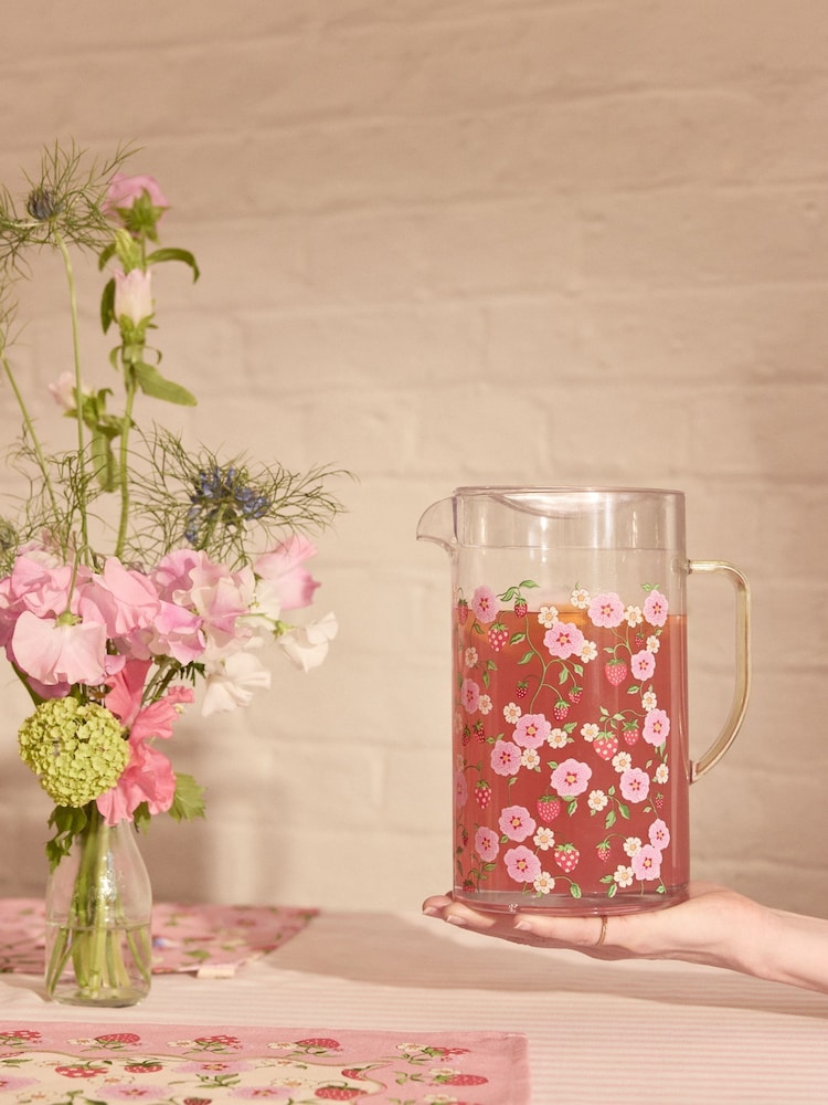 Cath Kidston CK Strawberry Picnic Pitcher Jug - Image 1 of 1