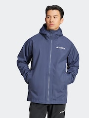 adidas Terrex Navy Multi 2L RAIN.RDY Jacket - Image 1 of 7