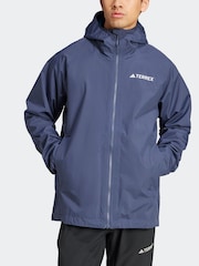 adidas Terrex Navy Multi 2L RAIN.RDY Jacket - Image 2 of 7