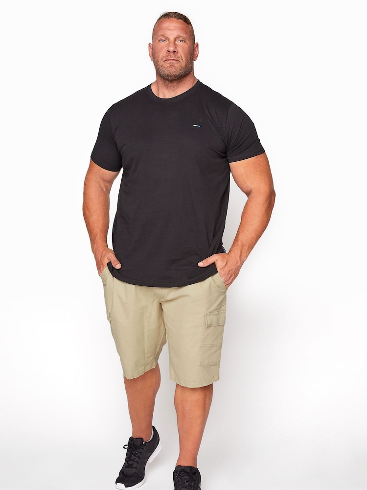 BadRhino Big & Tall White Stretch Cargo Shorts - Image 2 of 4